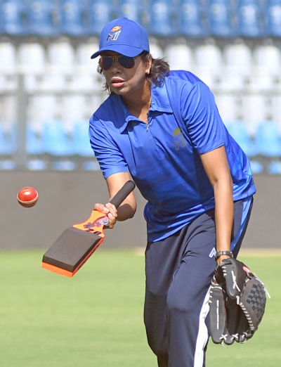 Every auction a fresh challenge, goal is to build top team, says Mumbai Indians' bowling coach and mentor Jhulan Goswami as franchises announce retention list on Monday. Photo credit: IANS