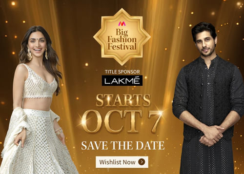 Myntra 'Big Fashion Festival' starts Oct 7; 23 lakh products on offer