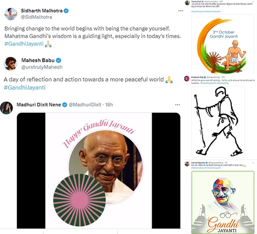 Gandhi Jayanti: Sunny Deol, Mahesh Babu, Madhuri Dixit remember the Father of the Nation 