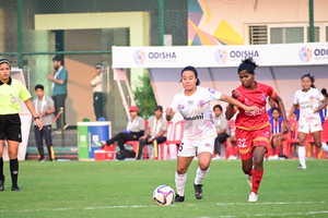 East Bengal prove two good for Sports Odisha in their first match of 2023-24 campaign in the Indian Women’s League in Bhubaneswar on Sunday. Photo credit: AIFF