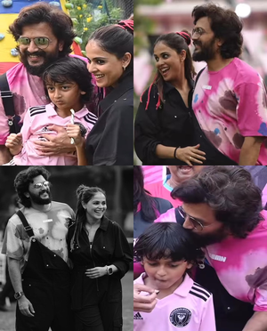 Genelia drops adorable b'day wish for 'navra' Riteish; calls him 'greatest man'