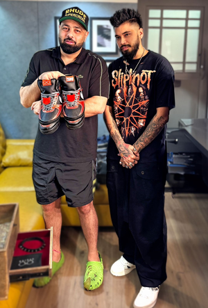 Badshah gets customised Air Force 1 High sneakers