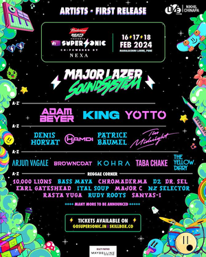 Major Lazer Soundsystem, King to enthral fans at Vh1 Supersonic this year