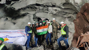 BRO breakthrough on Golden Arc Road by building 700 meter Naushera tunnel