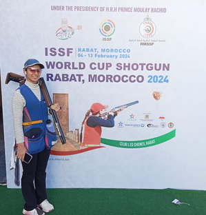 Sheeraz Sheikh and Ganemat Sekhon top Indian finishers in skeet in the International Shooting Sport Federation (ISSF) World Cup Shotgun in Rabat, Morocco on Sunday. 