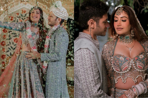Surbhi Chandna, Karan Sharma are 'finally home after 13 yrs'; drop first pics as newly weds