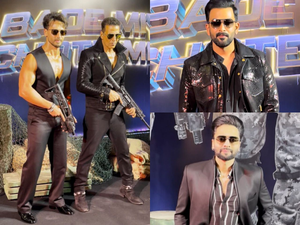 Akshay, Tiger wield toy guns at launch of action-loaded 'BMCM' trailer