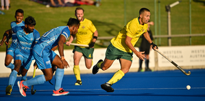 Indian men’s hockey team goes down 1-5 to Australia in their opening game of tour in Perth on Saturday. Photo credit: Hockey India