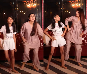 Juhi Parmar grooves with daughter Samaira on ‘Jhoom Barabar Jhoom’ on ‘our favourite day’