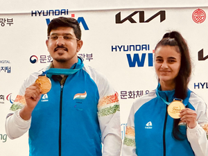Indian para-shooters win five medals in WSPS World Cup II in Changwon, South Korea on Sunday. Photo credit: SAI Media