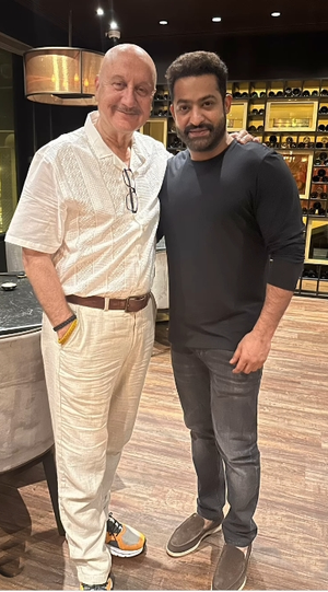 Anupam Kher, Jr NTR