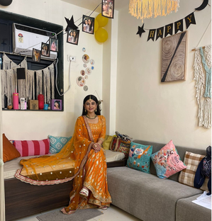 Yesha Rughani's 'Bohemian-themed' makeup room is a mix of different cultures, artistic expressions