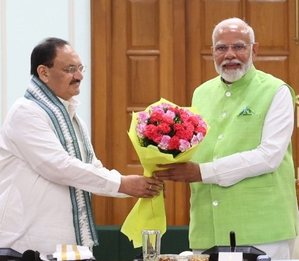 एनडीए की बैठक में सभी सहयोगी दलों ने सर्वसम्मति से नरेंद्र मोदी को अपना नेता चुना