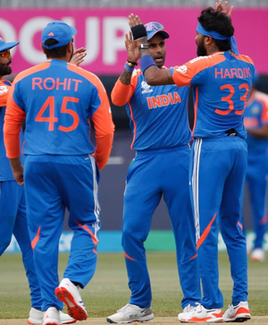 Bowlers, Rohit, Pant help India open campaign with comfortable win over Ireland in ICC Men's T20 World Cup in New York on Wednesday. Photo credit: BCCI