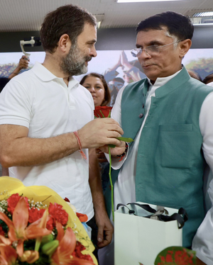 BJP poses 5 questions to Rahul Gandhi over close aide Pawan Khera’s multiple EPIC IDs  (File Photo)