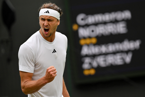 Alexander Zverev overcomes fall, knocks out Cameron Norrie; Ben Shelton survives Denis Shapovalov challenge in the fourth round at the Wimbledon on Saturday. Photo credit: ATP Tour