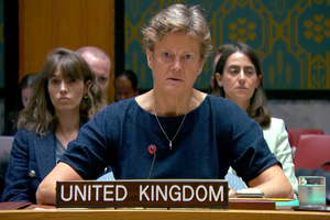 UK Permanent Representative to the UN Barbara Woodward (Photo Credit: UK Govt)