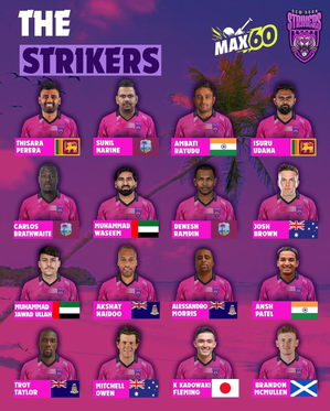 New York Strikers focused on bouncing back stronger Max 60 cricket in the Cayman Islands. 