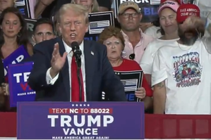 Trump lays out angles of attack against Harris in first rally after Biden quits Presidential race