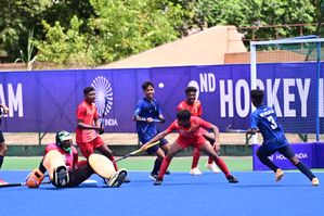 Odisha, Manipur, Jharkhand win big on Day 2 of the 2nd Hockey India Sub-junior Men & Women East Zone Championship 2024 at Maulana Md. Tayabullah Hockey Stadium in Guwahati, Assam on Thursday. Photo credit: Hockey India