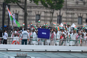 Prime Minister Narendra Modi extended his best wishes to the Indian contingent as the XXXIII Olympic Games commenced in Paris, France, on Friday. IANS Photos  