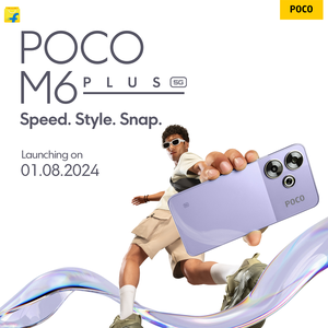 POCO M6 Plus 5G drops on August 1 with premium glass design, superior performance