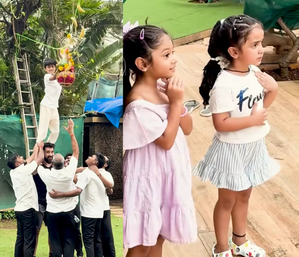 Shilpa Shetty's dahi-handi legacy continues with this cute 'Govinda' breaking 'matki'