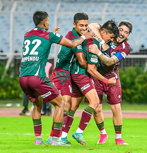 Mohun Bagan SG reach second final in a row, beating Bengaluru FC 4-3 in penalties in the semifinals at the Vivekananda Yuba Bharati Krirangan (VYBK) in Kolkata on Tuesday.  