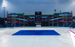 South Delhi Superstarz in final after their semifinal clash with Purani Dilli 6 in Adani Men's Delhi Premier League T20 is abandoned due to rain on Saturday. Photo credit: DDCA
