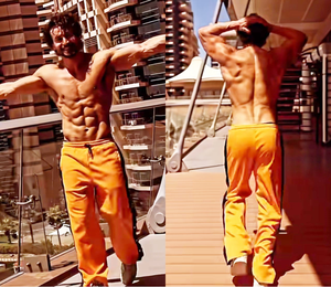 Tiger Shroff flaunts his washboard abs, toned physique in new Instagram video