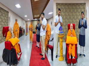 Piyush Goyal greets BAPS chief on 91st birthday, says 'Swamiji's darshan fills him with divine energy'