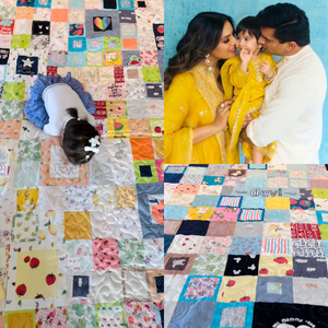Bipasha Basu crafts a sentimental quilt for Devi from her cherished outfits