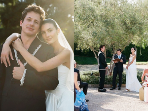Charlie Puth marries childhood friend Brooke Sansone in California