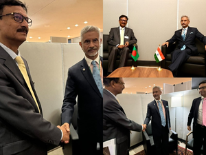 EAM Jaishankar meets Bangladesh Foreign Affairs Advisor in New York amid frosty ties (Photo source: X)