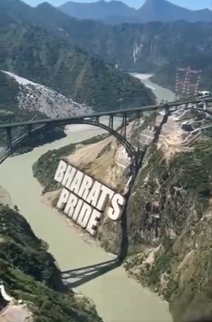 Ashwini Vaishnaw shares breathtaking video of Chenab railway bridge