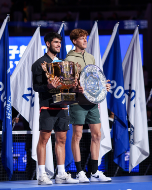 Carlos Alcaraz beats Jannik Sinner in epic final to claim China Open ATP 500 series title in Beijing on Wednesday. Photo credit: ATP Tour @ X