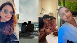 Parineeti shares loved-up moments with husband Raghav from first anniversary celebration