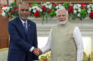 PM Modi meets Maldives President Muizzu, assures of building 'brighter future' together