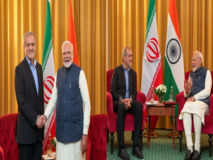 PM Modi holds bilateral talks with Iranian President on sidelines of BRICS Summit