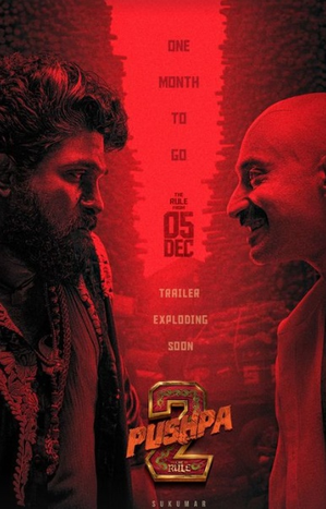 New ‘Pushpa 2: The Rule’ poster features face-off between Allu Arjun, Fahadh Faasil
