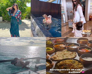 From indulging on thalis to enjoying in pool: Bipasha shares glimpses of her family Maldivian holiday	