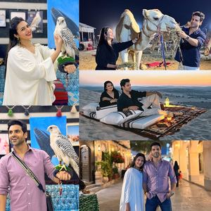 Divyanka Tripathi, Vivek Dahiya share a peek into their holiday in Doha
