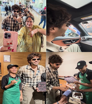 Kartik Aaryan shares glimpses from his Patna trip	