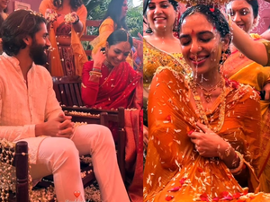 A peek into special moments from Naga Chaitanya and Sobhita Dhulipala's Haldi