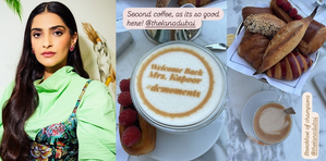 Sonam Kapoor’s ‘breakfast of champions’ include coffee and croissants	