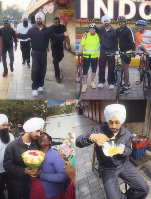 Diljit Dosanjh enjoys Indori Poha, advises followers to wake up early and cycle	