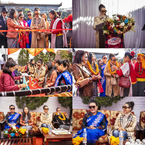 Manisha Koirala visits Nepal, voices support for sustainability, local art and business