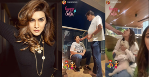 Kriti Sanon shares a wholesome family moment during Lohri celebration