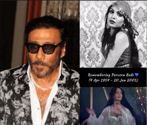 Jackie Shroff pays a tribute to Parveen Babi on 20th death anniversary 