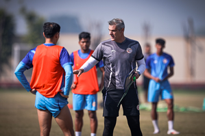 Working towards our goal of qualifying, says Punjab FC coach ahead of their clash with Jamshedpur FC in the Indian Super League (ISL) 2024-25 at the Jawaharlal Nehru Stadium in New Delhi on Tuesday. Photo credit: Punjab FC